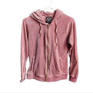 White mark women's hodie size S pink